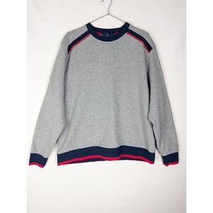 Extracurricular Sweatshirt Mens M Crewneck Color Block Gray Pullover Casual